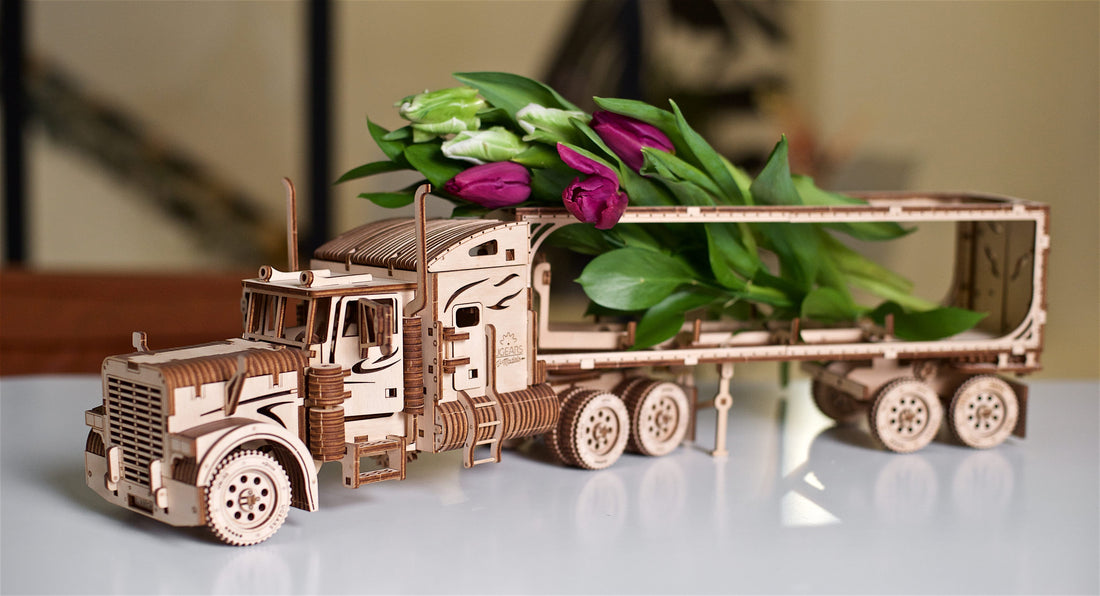 Spring into creativity: UGEARS models for spring