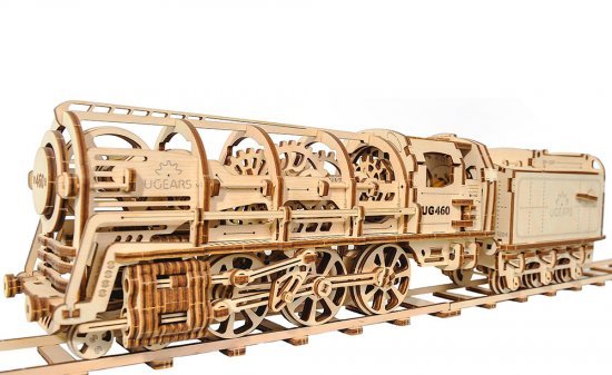 UGears Steam Locomotive