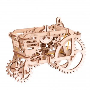 UGears Mechanical Wooden Model 3D Puzzle Kit Tractor