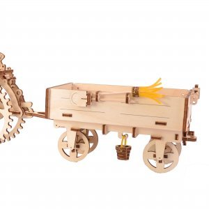 UGears Mechanical Wooden Model 3D Puzzle Kit Tractor`s Trailer