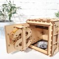 UGears Mechanical Wooden Model 3D Puzzle Kit Safe