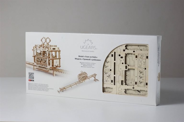 UGears Tram On Rails - Mechanical 3D Model of Trolley