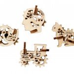 UGears Mechanical Wooden Model 3D Puzzle Kit Tribiks
