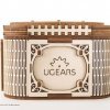 UGears Treasure Box Wooden 3D Model 2536