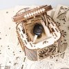 UGears Treasure Box + STEAMPUNK CLOCK Wooden 3D Model 2539