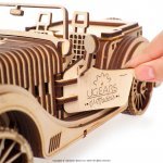 UGears Mechanical Wooden Model 3D Puzzle Kit Roadster VM-01