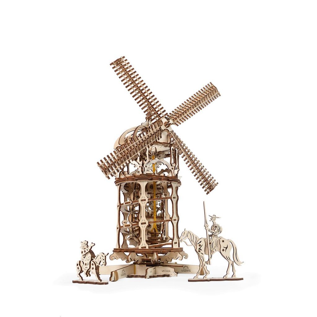 注目ブランド Ugears ユーギアーズ Tower Windmill 風車 木のおもちゃ