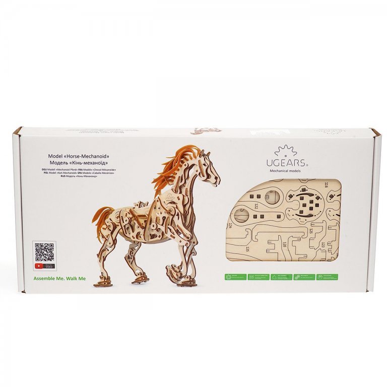 UGears Horse Mechanoid wooden puzzle and construction kit | Ugears