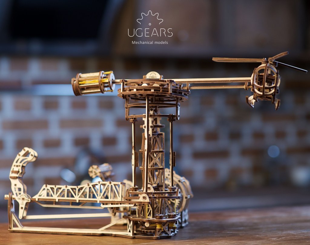 UGears Aviator wooden puzzle and construction kit | Ugears 