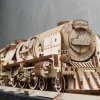 UGears V-Express Steam Train with Tender Wooden 3D Model 15807