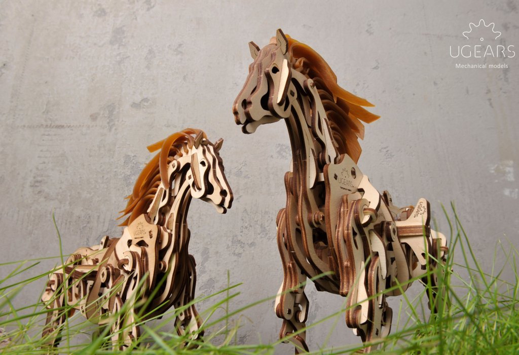 Horse Mechanoid S.T.E.A.M Line Toys UGears Mechanical Models 3-D Wooden Puzzle