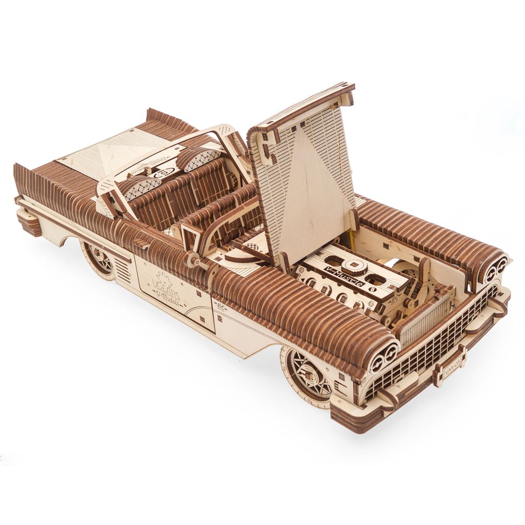 Ugears Code 70073 Wooden 3D Mechanical Model Convertible Dreams VM-05 