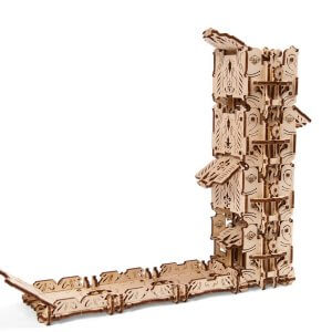 UGears Mechanical Wooden Model 3D Puzzle Kit Modular Dice Tower