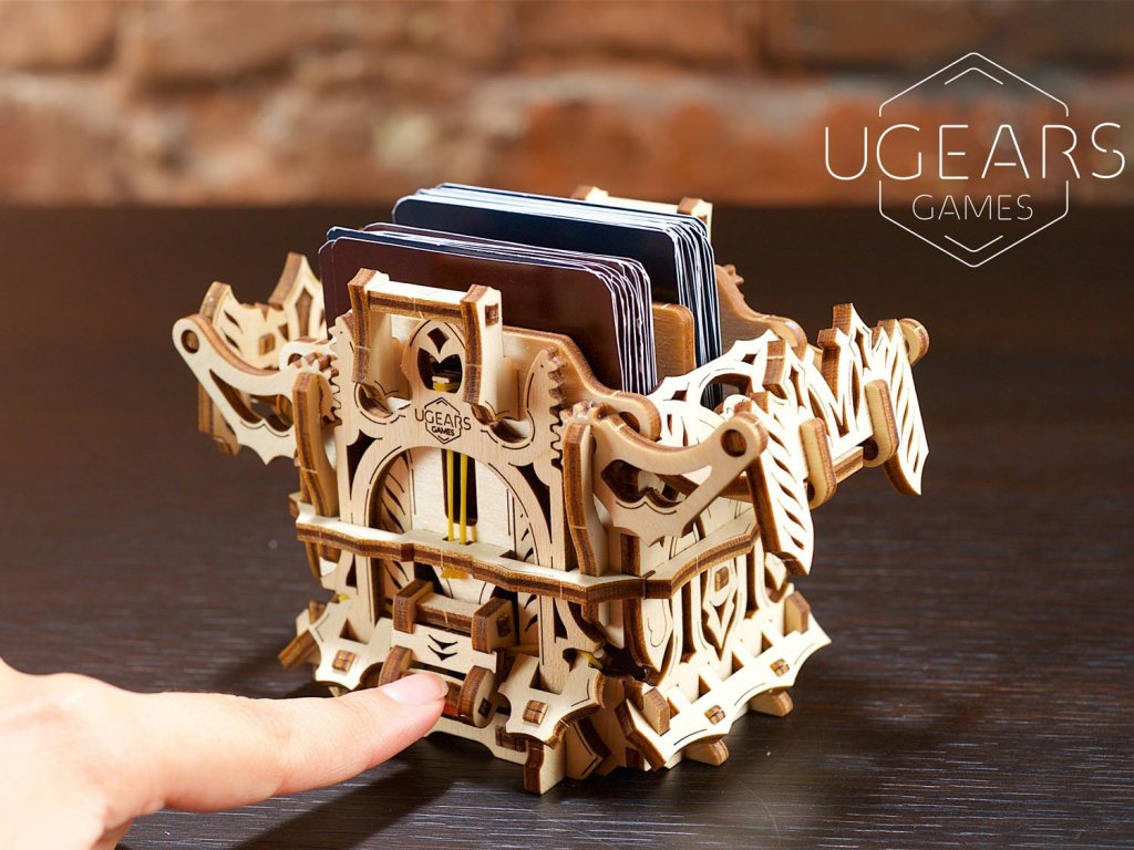 Bring more excitement into your board games with DECK BOX! - UGears USA 1