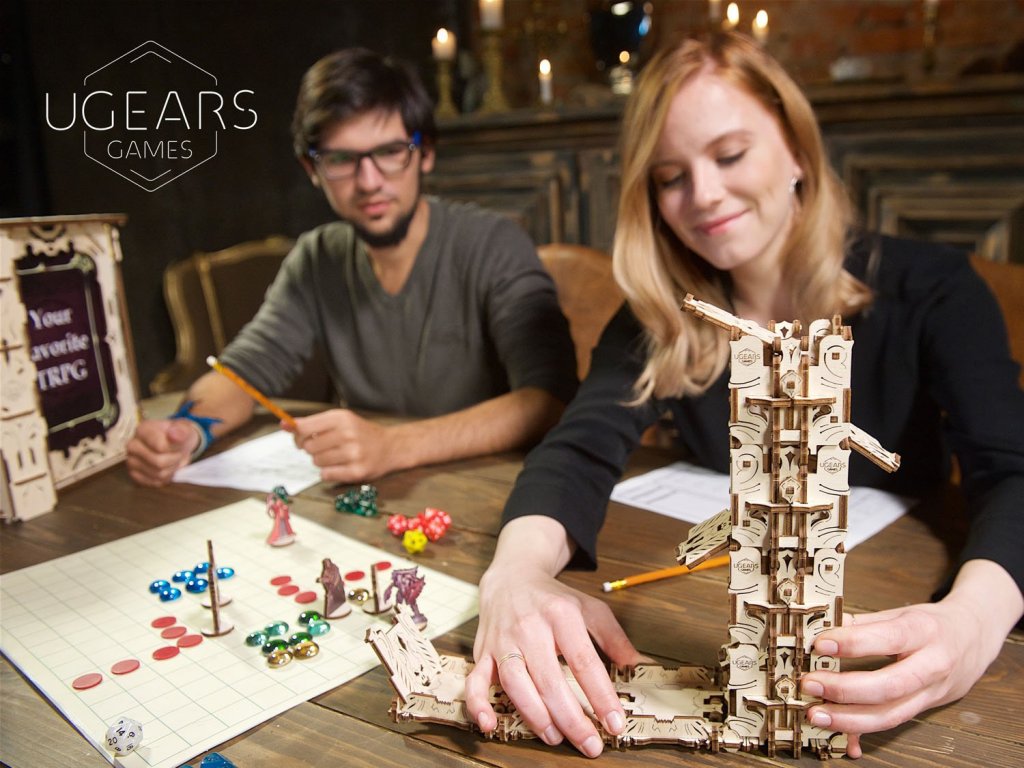The Modular Dice Tower: a unique find for true tabletop games fans - UGears USA 1
