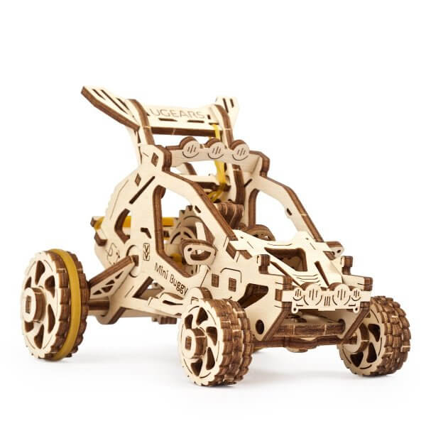 UGears Mechanical Wooden Model 3D Puzzle Kit Mini-Buggy