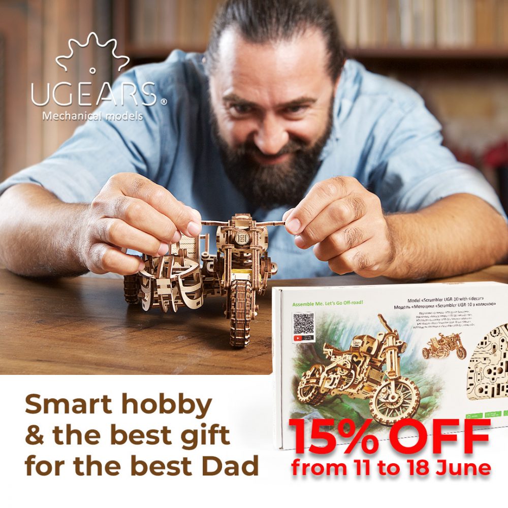 Family comes first! 3D puzzles as a gift for the head of your family - UGears USA 1