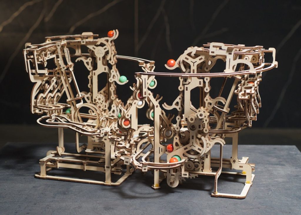 Ugears Marble Run Chain Hoist. Assemble Me. Race with me UGears USA