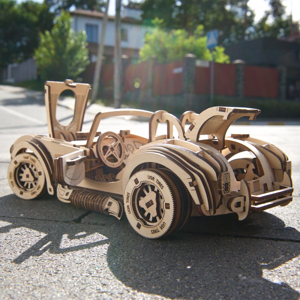 UGEARS Drift Cobra 3D Puzzle Mechanischer Holzmodel Modellbausätze DIY
