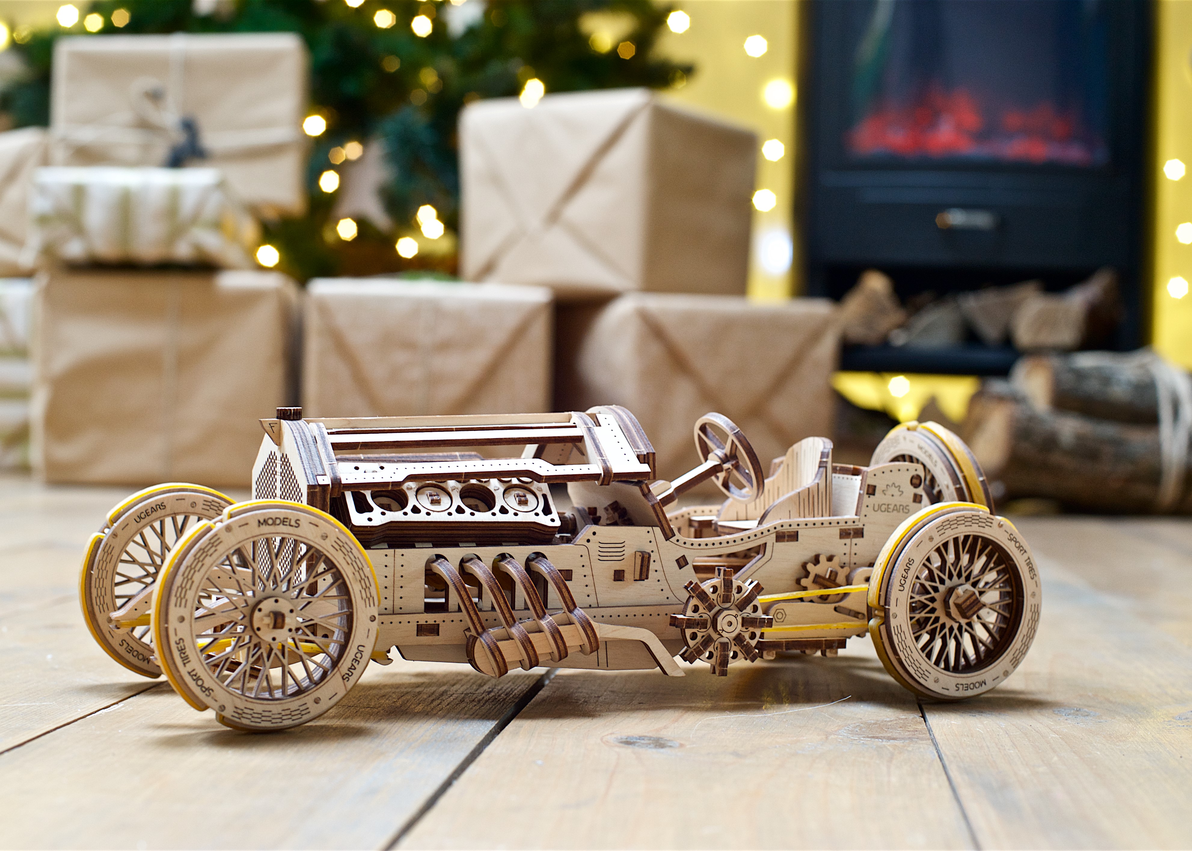 Christmas Gift for US Army UGears Grand Prix